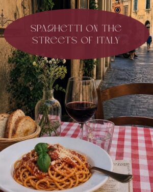 Spaghetti on the Streets of Italy